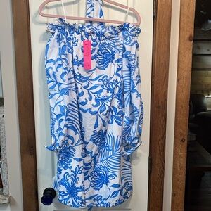 LP Jamielynn off the shoulder lined dress NWT size large